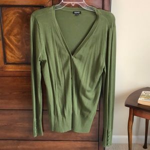 XL Green Bogari Cardigan